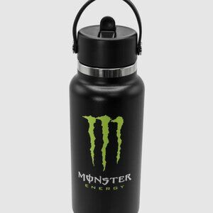 Monster Energy x Hydro Flask Tumbler 32 oz Black Stainless Steel Limited Edition